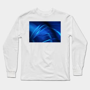 Dark Blue Abstraction Long Sleeve T-Shirt